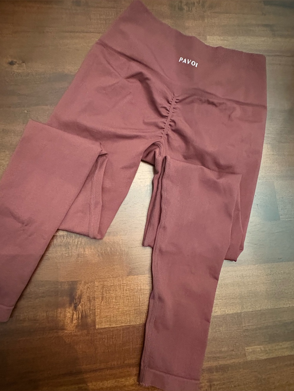 Sz S Pavoi Womens High Performance Seamless Scrunch Butt Lifting Leggings